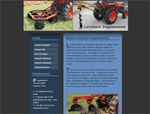Tablet Screenshot of leinbachimplements.com